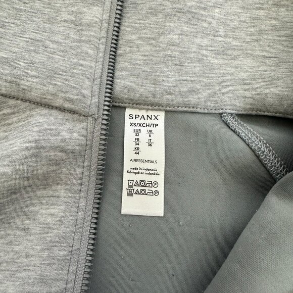 SPANX | AirEssentials® Half Zip Sweater & Wide Leg Pant (Size XS) - Picture 6 of 9